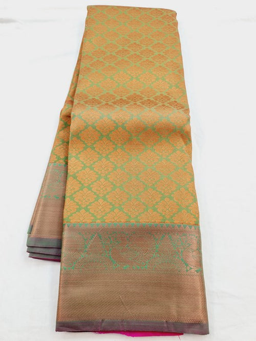 Kanchipuram Blended Semi Fancy Silk Saree 440 – Kanchipuram Lakshaya Silks