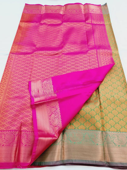 Kanchipuram Blended Semi Fancy Silk Saree 440 – Kanchipuram Lakshaya Silks