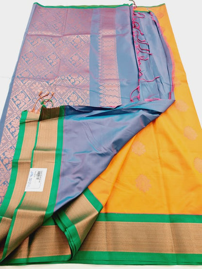 Kanchipuram Blended Semi Fancy Silk Saree 441 – Kanchipuram Lakshaya Silks