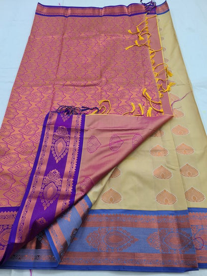 Kanchipuram Blended Semi Fancy Silk Saree 442 – Kanchipuram Lakshaya Silks