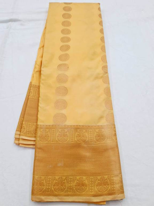Kanchipuram Blended Semi Fancy Silk Saree 444 – Kanchipuram Lakshaya Silks