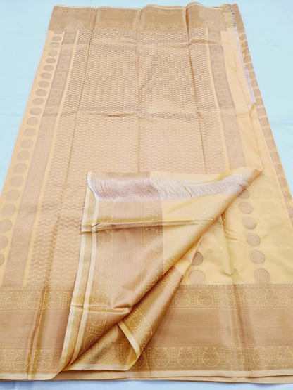 Kanchipuram Blended Semi Fancy Silk Saree 444 – Kanchipuram Lakshaya Silks