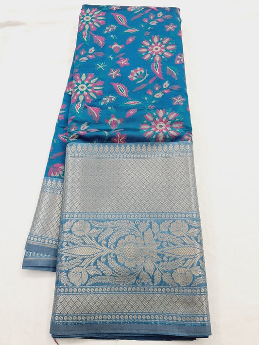 Kanchipuram Blended Semi Fancy Silk Saree 446