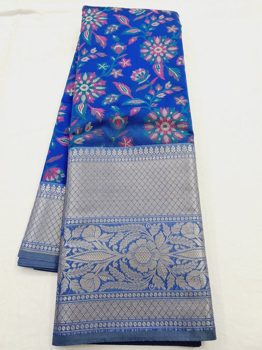 Kanchipuram Blended Semi Fancy Silk Saree 448