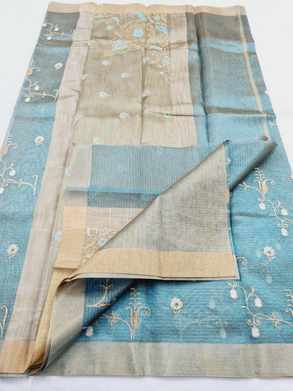 Kanchipuram Blended Semi Fancy Silk Saree 451 – Kanchipuram Lakshaya Silks