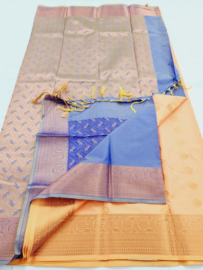 Kanchipuram Blended Semi Fancy Silk Saree 456 – Kanchipuram Lakshaya Silks