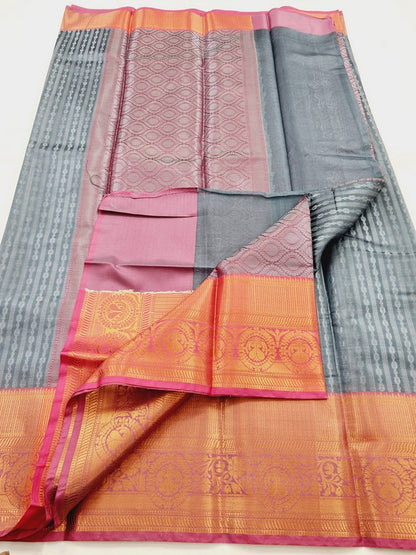 Kanchipuram Blended Semi Fancy Silk Saree 459 – Kanchipuram Lakshaya Silks