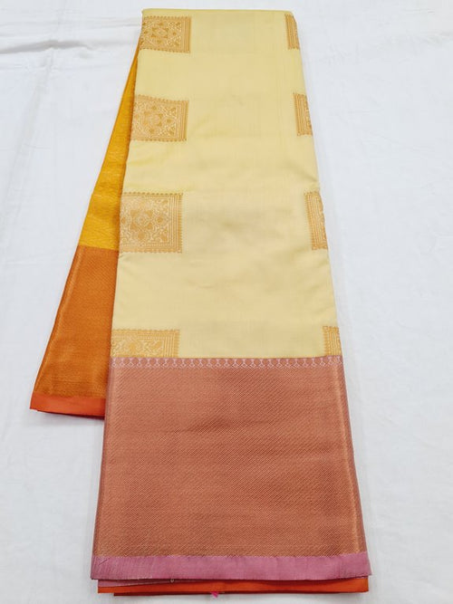 Kanchipuram Blended Semi Fancy Silk Saree 464 – Kanchipuram Lakshaya Silks