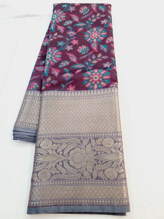 Kanchipuram Blended Semi Fancy Silk Saree 472