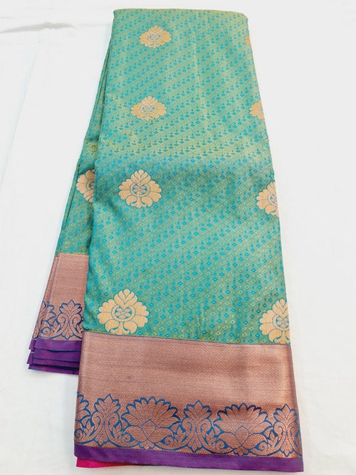 Kanchipuram Blended Semi Fancy Silk Saree 476 – Kanchipuram Lakshaya Silks