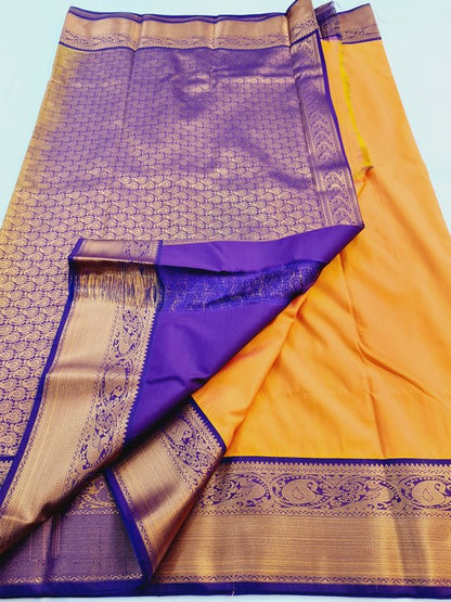 Kanchipuram Blended Semi Fancy Silk Saree 481 – Kanchipuram Lakshaya Silks