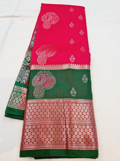 Kanchipuram Blended Semi Fancy Silk Saree 486 – Kanchipuram Lakshaya Silks