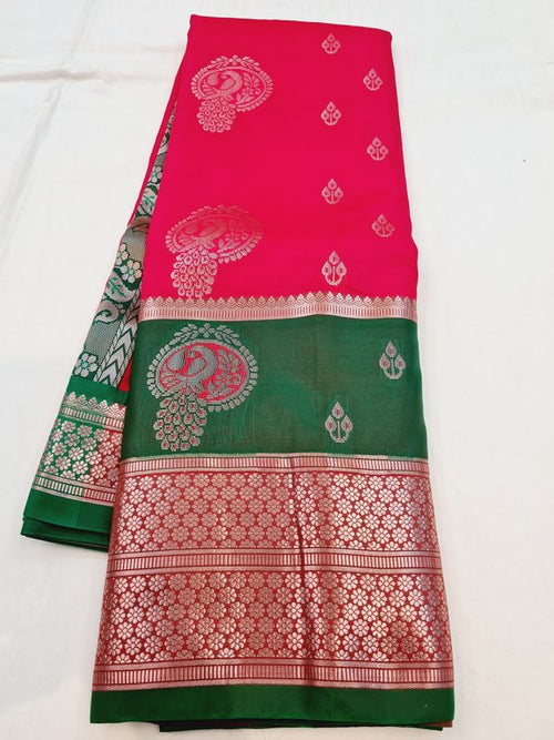 Kanchipuram Blended Semi Fancy Silk Saree 486 – Kanchipuram Lakshaya Silks