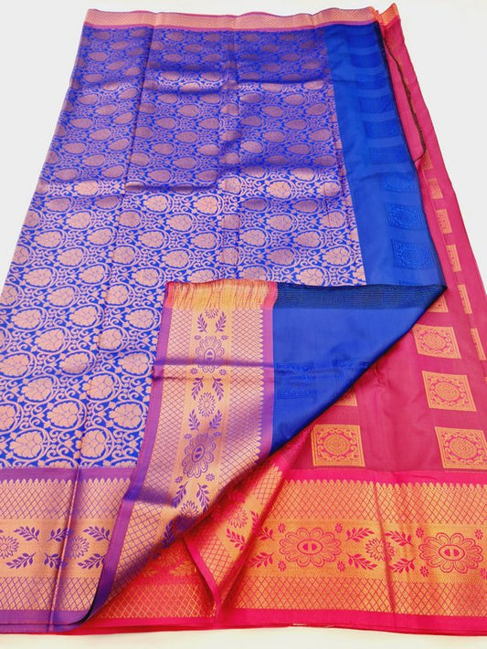 Kanchipuram Blended Semi Fancy Silk Saree 489