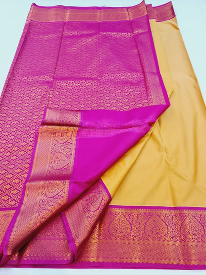 Kanchipuram Blended Semi Fancy Silk Saree 492 – Kanchipuram Lakshaya Silks