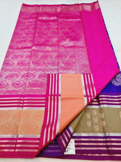 Kanchipuram Blended Semi Fancy Silk Saree 493 – Kanchipuram Lakshaya Silks