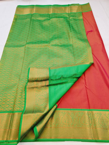 Kanchipuram Blended Semi Fancy Silk Saree 494 – Kanchipuram Lakshaya Silks