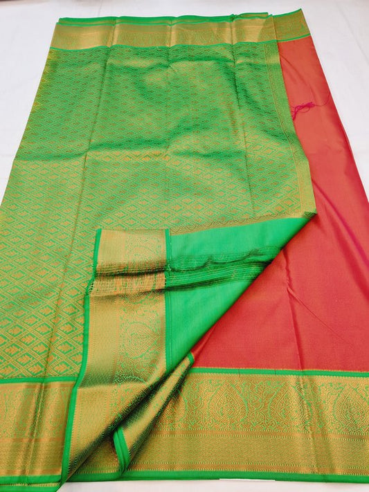 Kanchipuram Blended Semi Fancy Silk Saree 494