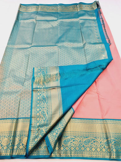 Kanchipuram Blended Semi Fancy Silk Saree 496 – Kanchipuram Lakshaya Silks