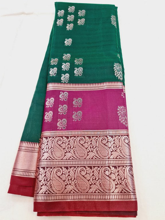 Kanchipuram Blended Semi Fancy Silk Saree 500