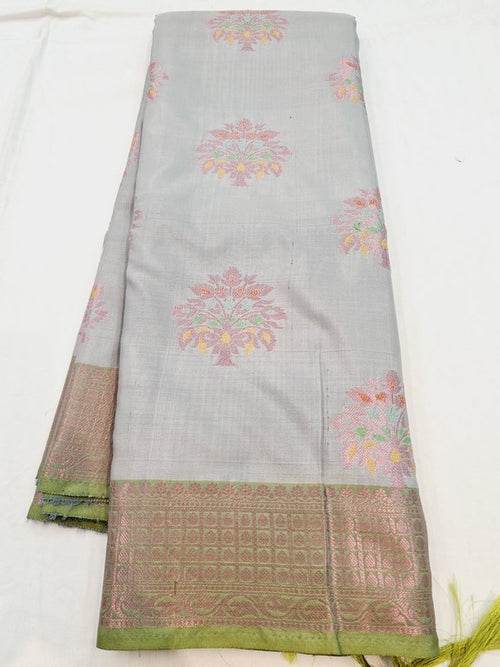 Kanchipuram Blended Semi Fancy Silk Saree 505 – Kanchipuram Lakshaya Silks
