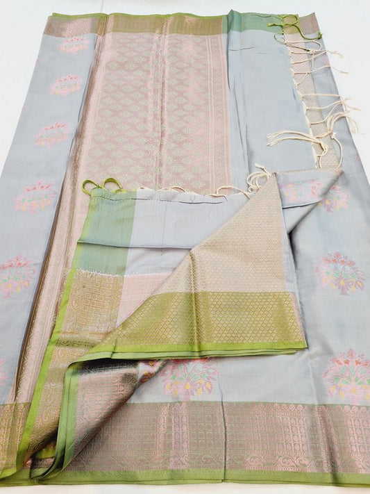 Kanchipuram Blended Semi Fancy Silk Saree 505