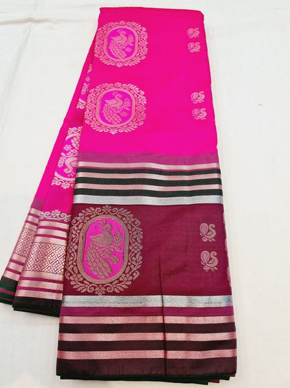 Kanchipuram Blended Semi Fancy Silk Saree 508 – Kanchipuram Lakshaya Silks