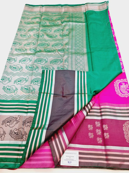 Kanchipuram Blended Semi Fancy Silk Saree 508 – Kanchipuram Lakshaya Silks