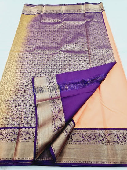 Kanchipuram Blended Semi Fancy Silk Saree 509 – Kanchipuram Lakshaya Silks