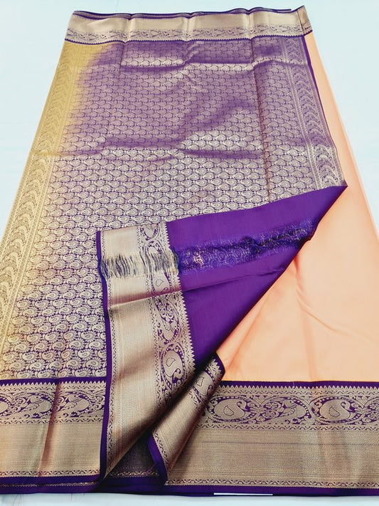 Kanchipuram Blended Semi Fancy Silk Saree 509