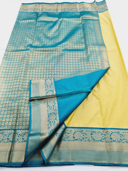 Kanchipuram Blended Semi Fancy Silk Saree 511 – Kanchipuram Lakshaya Silks