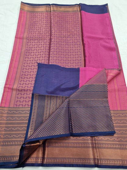 Kanchipuram Blended Semi Tissue Silk Saree 515 – Kanchipuram Lakshaya Silks