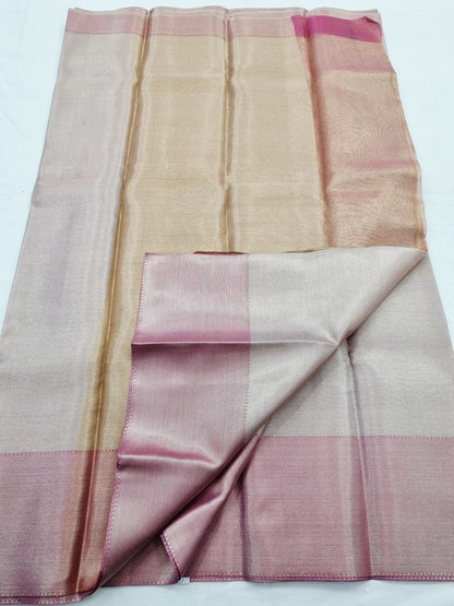 Kanchipuram Blended Semi Tissue Silk Saree 517 – Kanchipuram Lakshaya Silks