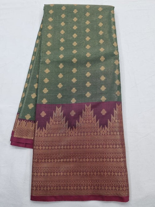 Kanchipuram Blended Semi Tissue Silk Saree 526 – Kanchipuram Lakshaya Silks