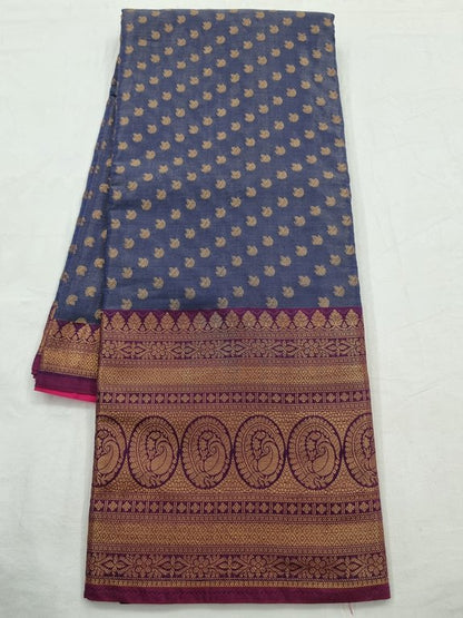 Kanchipuram Blended Semi Tissue Silk Saree 527 – Kanchipuram Lakshaya Silks
