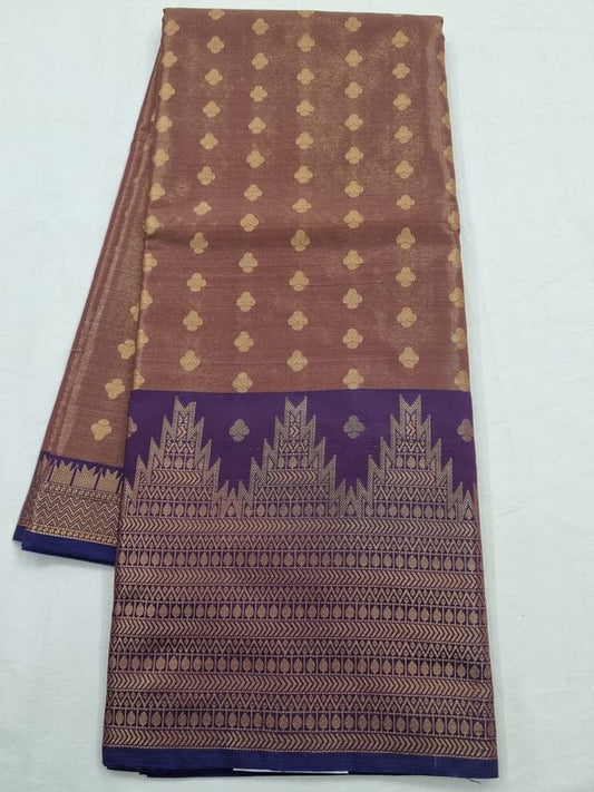 Kanchipuram Blended Semi Tissue Silk Saree 528
