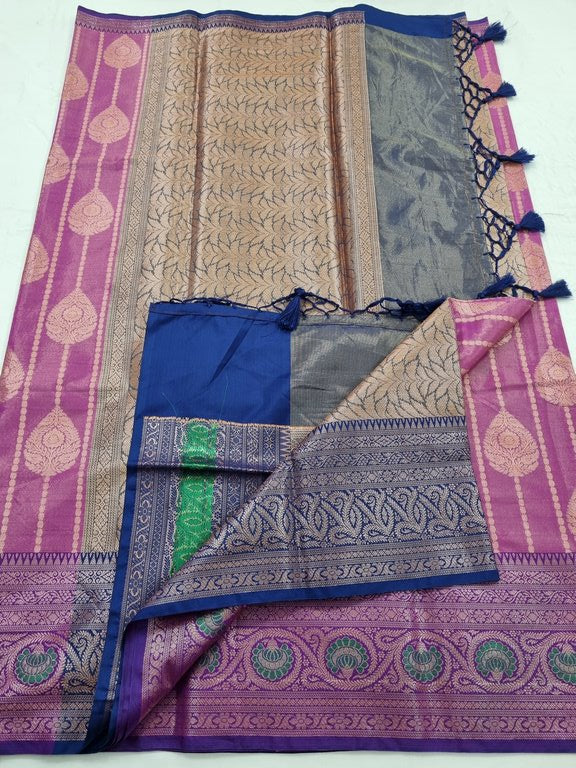 Kanchipuram Blended Semi Tissue Silk Saree 531