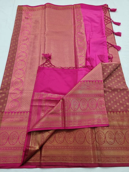 Kanchipuram Blended Semi Tissue Silk Saree 532 – Kanchipuram Lakshaya Silks