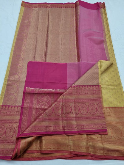 Kanchipuram Blended Semi Tissue Silk Saree 534 – Kanchipuram Lakshaya Silks