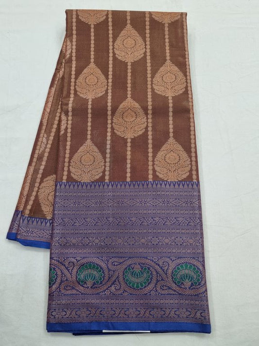 Kanchipuram Blended Semi Tissue Silk Saree 535
