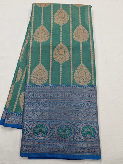 Kanchipuram Blended Semi Tissue Silk Saree 536 – Kanchipuram Lakshaya Silks