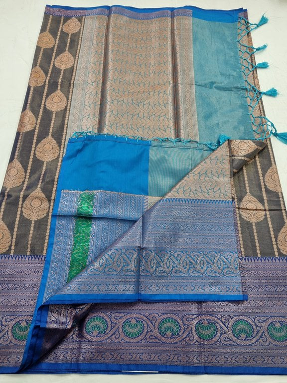 Kanchipuram Blended Semi Tissue Silk Saree 539