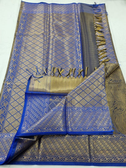 Kanchipuram Blended Semi Tissue Silk Saree 540 – Kanchipuram Lakshaya Silks