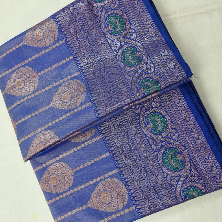 Kanchipuram Blended Semi Tissue Silk Saree 541