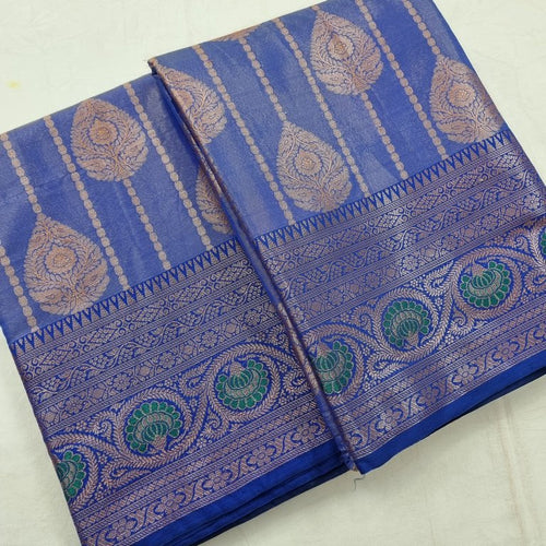 Kanchipuram Blended Semi Tissue Silk Saree 541 – Kanchipuram Lakshaya Silks