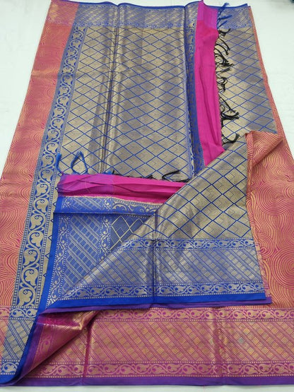 Kanchipuram Blended Semi Tissue Silk Saree 544 – Kanchipuram Lakshaya Silks