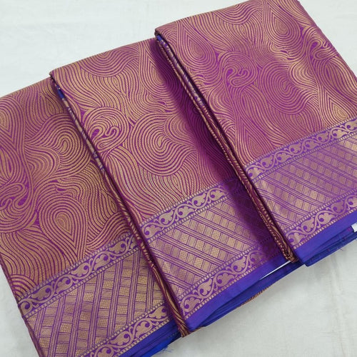 Kanchipuram Blended Semi Tissue Silk Saree 546 – Kanchipuram Lakshaya Silks