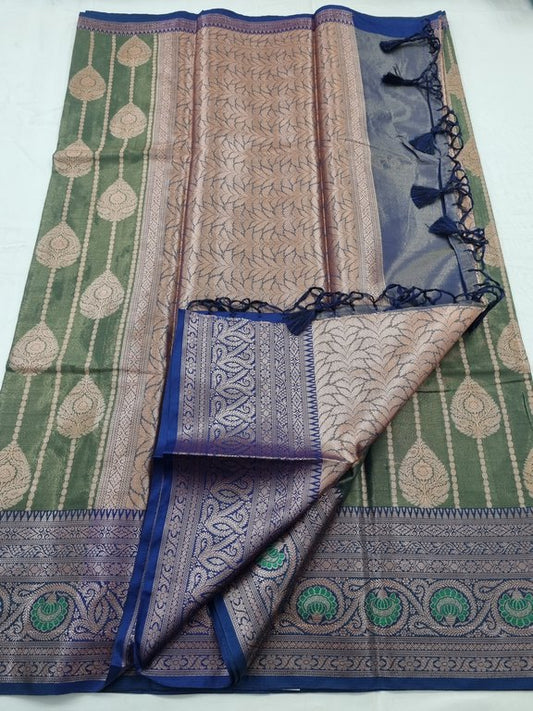 Kanchipuram Blended Semi Tissue Silk Saree 547