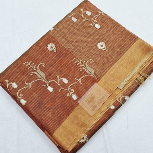 Kanchipuram Blended Semi Tissue Silk Saree 557