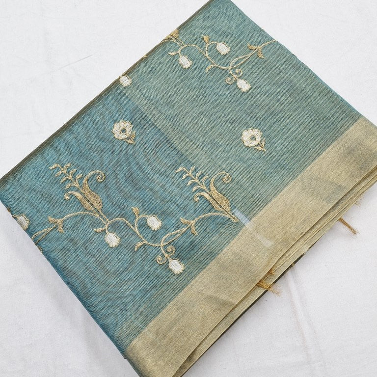 Kanchipuram Blended Semi Tissue Silk Saree 558